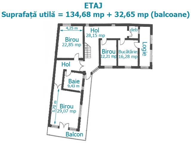 Royal Imobiliare   Inchiriere Spatiu Birouri Zona Piata Mihai Viteazu