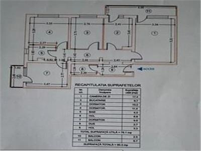 Royal Imobiliare   Vanzare apartament 4 camere zona Republicii