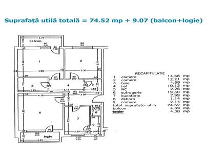 Royal Imobiliare Vanzare Apartament 3 Camere Zona Cioceanu