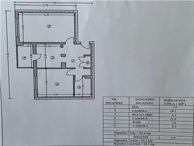 Royal Imobiliare   Vanzare apartament 2 camere, zona Mihai Bravu