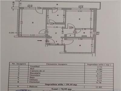 Royal Imobiliare- Vanzare apartament 3 camere, zona Marasesti